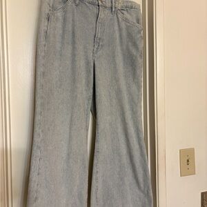 Frame Denim Light Blue Flare & Wide Leg Jeans